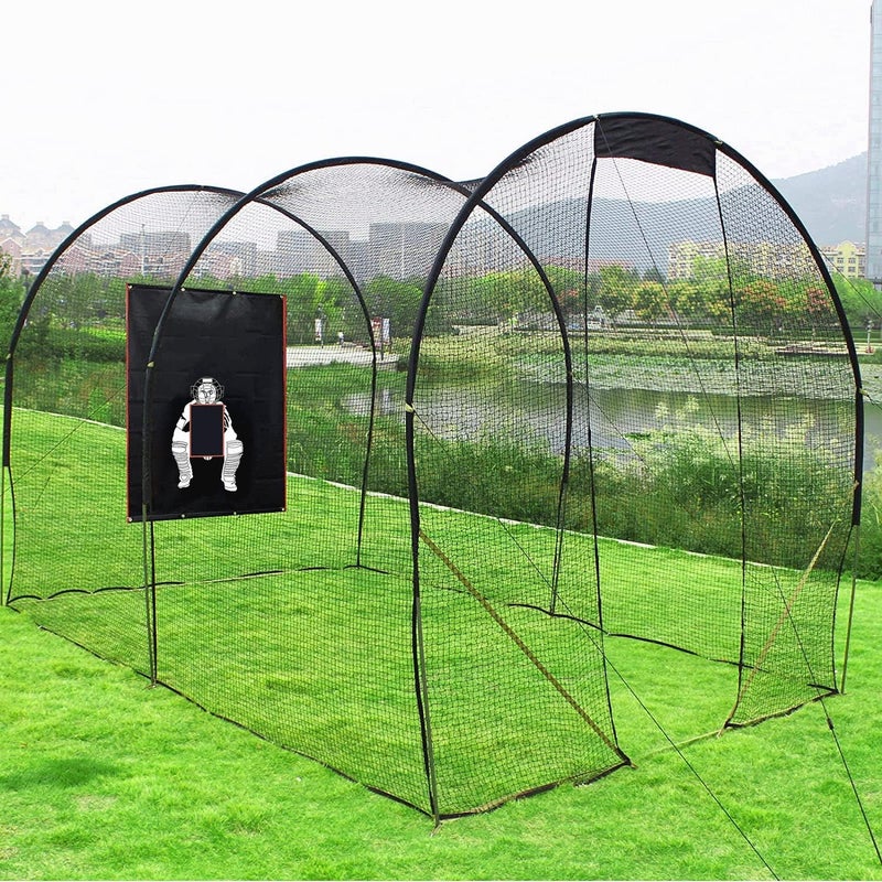 Supvision Batting Cage Backstop with Strike Zone Heavy Duty PVC Coated Oxford Fabric Vinyl Baseball Backstops with Catcher Softball Pitcher Training Equipment Aid - Image 5